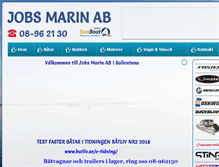 Tablet Screenshot of jobsmarin.se